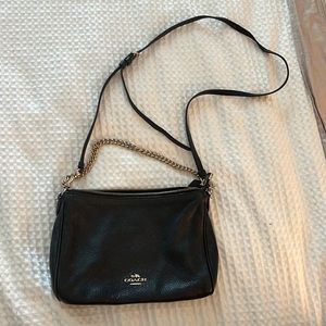 Coach Carrie crossbody bag black